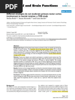 Bode - Different Strategies Do Not Moderate Primary Motor Cortex Involvement in Mental Rotation - A TMS Study - BehBrainFunct2007