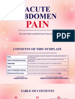 Acute Abdomen Pain by Slidesgo