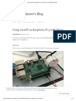 Using JavaFX On Raspberry Pi 3 With Gluon - Wim Deblauwe's Blog