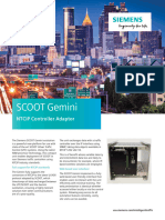 SCOOT Gemini NTCIP Controller Adaptor Datasheet