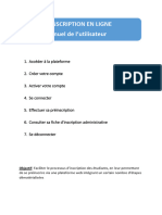 Guide Utilisateur Inscriptionenligne