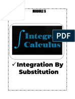 Integral Calculs Module5 Substitution Method A