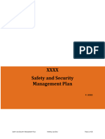 Security Plan Template