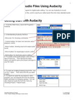 Editing Audio Files Using Audacity