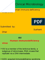 SEMINAR-Clinical Microbiology: Topic-Human Immuno-Deficiency Virus (HIV)