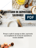 Recetario Reposteri A Saludable