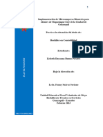 Modelo de Proyecto de Grado Microempresa de Bisutería