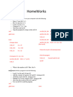 HomeWorks 6 Assembly