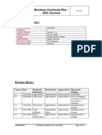 Business Continuity Plan For NOC Services V 1.4