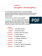 L3-FRENCH VII L'Interrogation