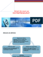 Support Presentation Cours Entrepreneuriat