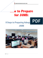 How To Prepare For JAMB