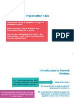 Growth Mindset Example Presentation For COMPLETION