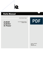 Parts Manual: Z-45/25 Z-45/25J IC Power