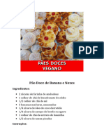 Pães Doces Vegano