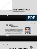 Aprender A Investigar