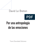 Le Breton - Por Una Antropología de Las Emociones