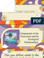 Components of Ecosytem - G7 PDF