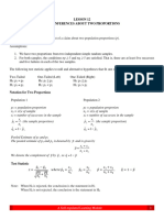 Lesson 12 INFERENCES ABOUT TWO PROPORTIONS