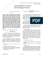 Prediction Models For Forex Data Exchange System