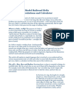 Model Railroad Helix Calculations