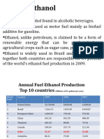 1.1 Ethanol Production