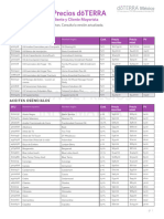 Lista de Precios Price List