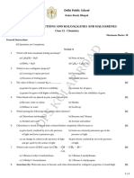 Mock Test-Solutions & Halogen Derivatives