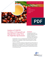 3-MCPD and Glycidyl Ester Using Clarus GC