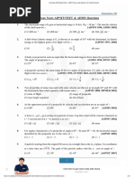 Kinematics 2D (Projectile Motion) - NEET Previous Year Question With Complete Solution