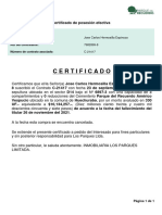 Certificado: Nombre Del Contratante: Rut Del Contratante: Número de Contrato Asociado