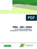 PSU - GO - 2024: Centro Estadual de Reabilitação e Readaptação Dr. Henrique Santillo - CRER