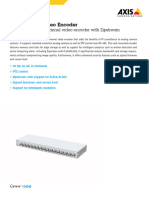 Datasheet Axis m7116 Video Encoder en US 367679