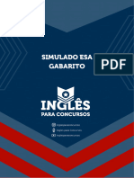 Simulado ESA - Gabarito