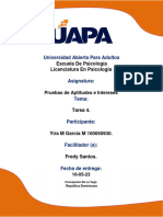 Tarea 4 de Pruebas de Aptitudes e Intereses