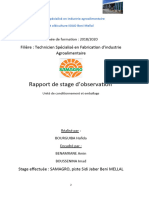 Rapport de Stage SAMAGRO