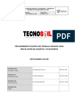 PETS-SSOMA-103.020 - Instalación de Equipos y Accesorios