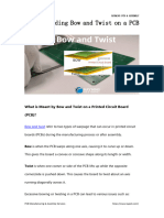 Understanding Bow and Twist On A PCB