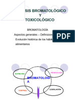 INTRODUCCION Analisis Bromatologico y Toxicologico