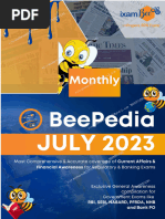 Beepedia Monthly Current Affairs (Beepedia) July 2023