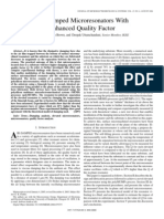 Air-Damped Microresonators With Enhanced Quality Factor