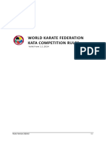 WKF Kata Competition Rules 2024