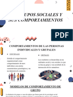 Los Grupos Sociales y Su Comportamiento