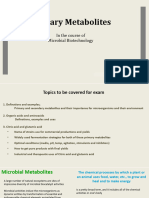 Lecture 2a-Primary Metabolites