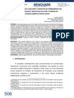 TEXTO 13 - Violência Contra A Mulher e Variáveis de Permanência Na Relação Abusiva - Um Estudo de Caso A Partir Do Aconselhamento Psicológico