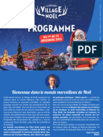 Barcares Programme Village de Noel 2023-2024