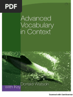 Advanced Vocabulary in Context PDF 3 PDF Free