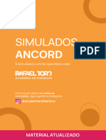 Simulados ANCORD 80 Questoes