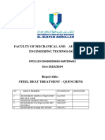 Le Rapport de Heat Treatment