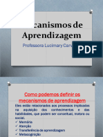 Mecanismos de Aprendizagem